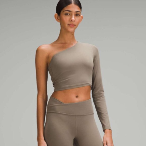 Lululemon Align Asymmetrical Long-Sleeve Shirt NWT Size 6 Nomad - Picture 1 of 5